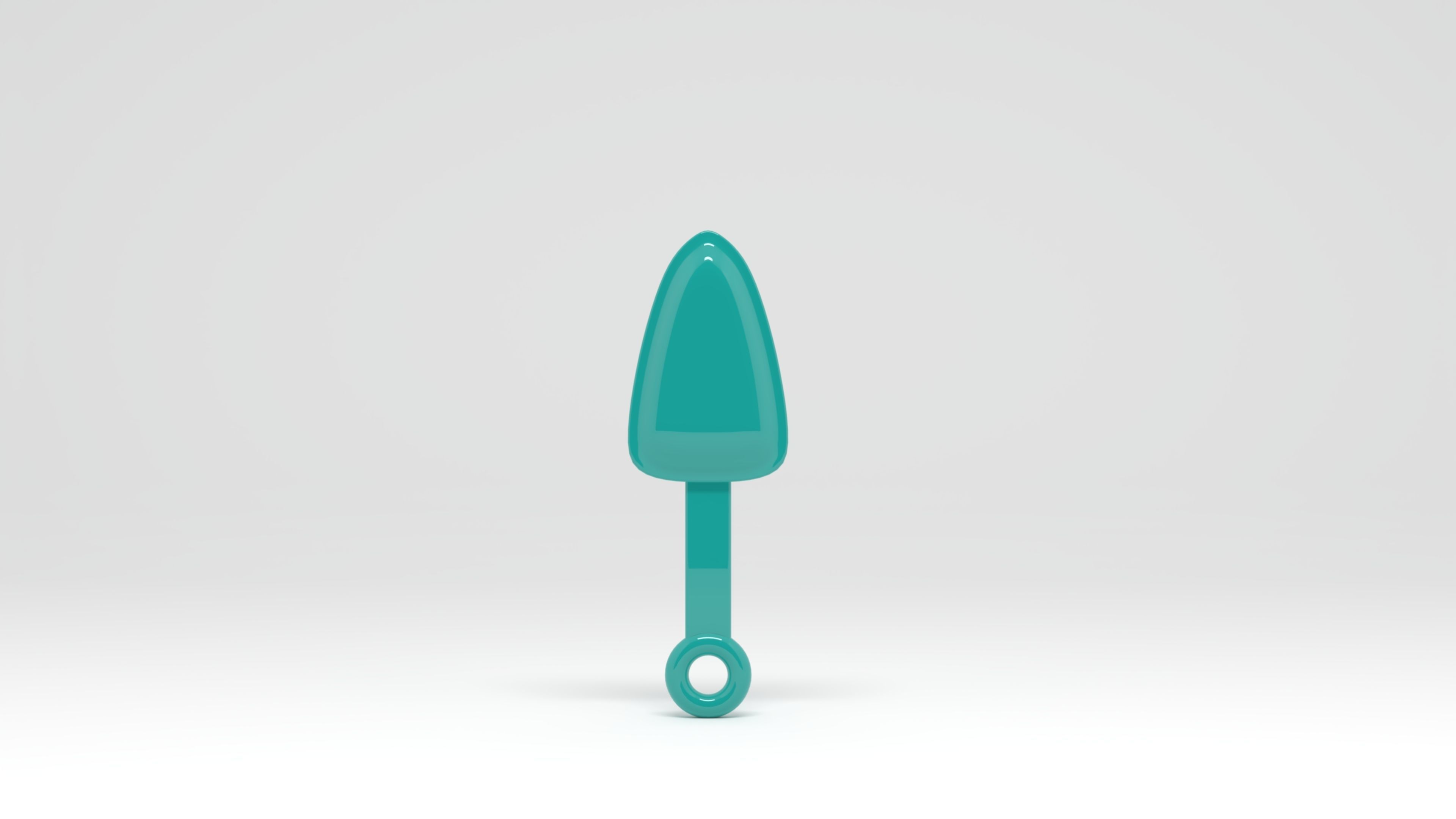 Summer Shovel Icon 3D model_3