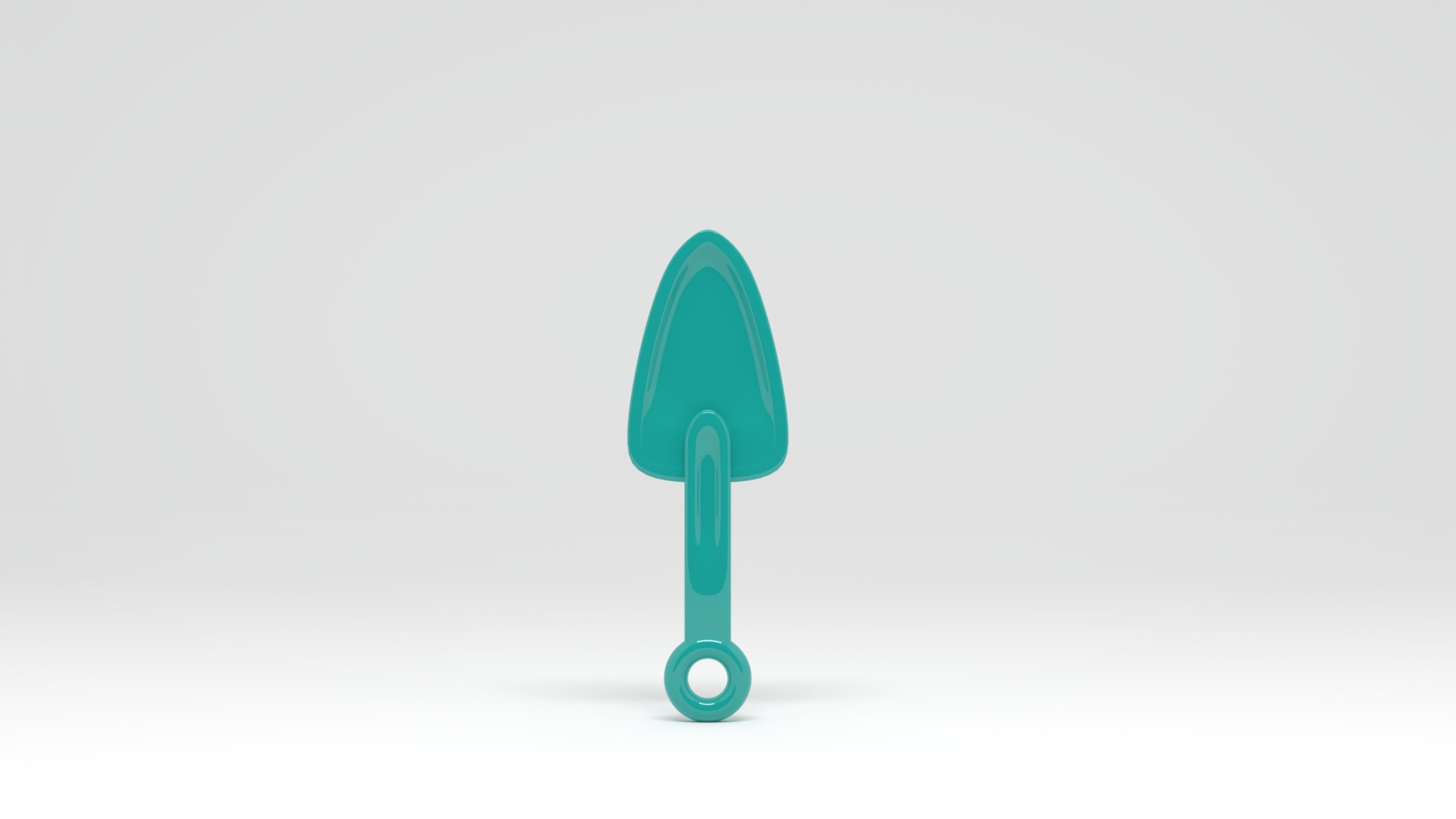 Summer Shovel Icon 3D model_2