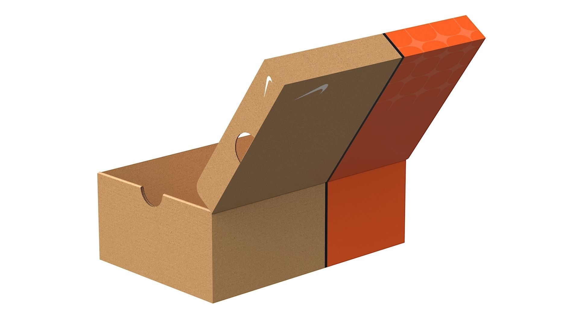 Nike Shoe Box PBR 05 Low-poly 3D model_5