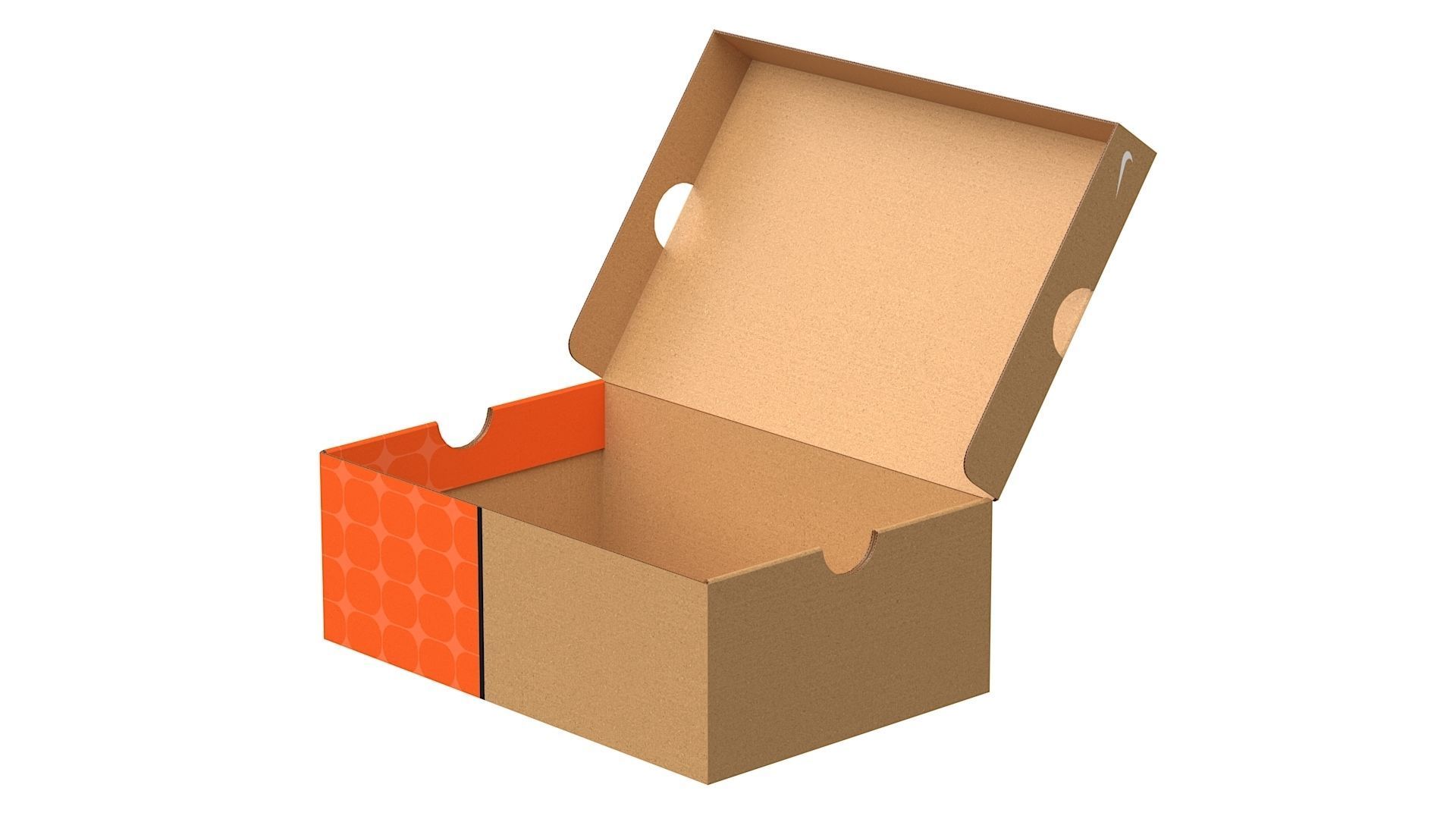 Nike Shoe Box PBR 05 Low-poly 3D model_6