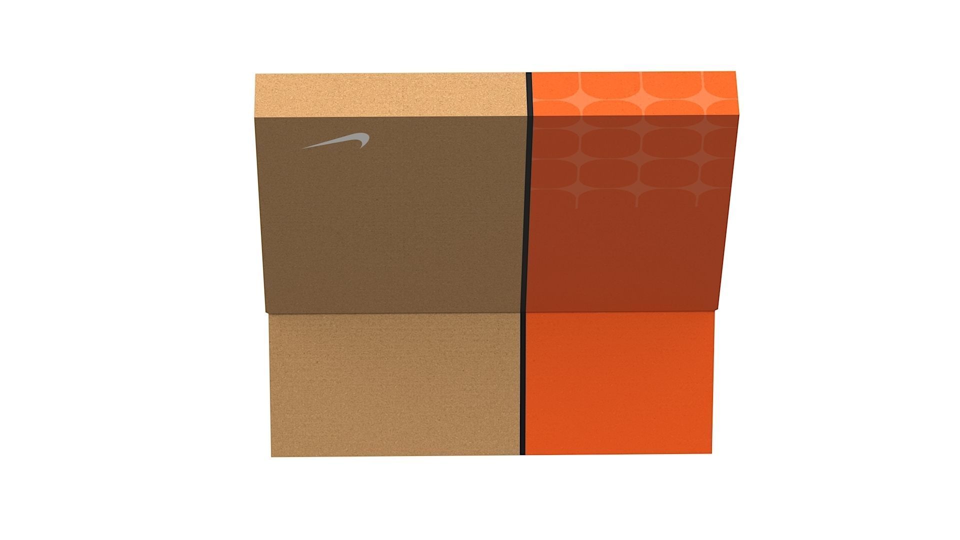 Nike Shoe Box PBR 05 Low-poly 3D model_4