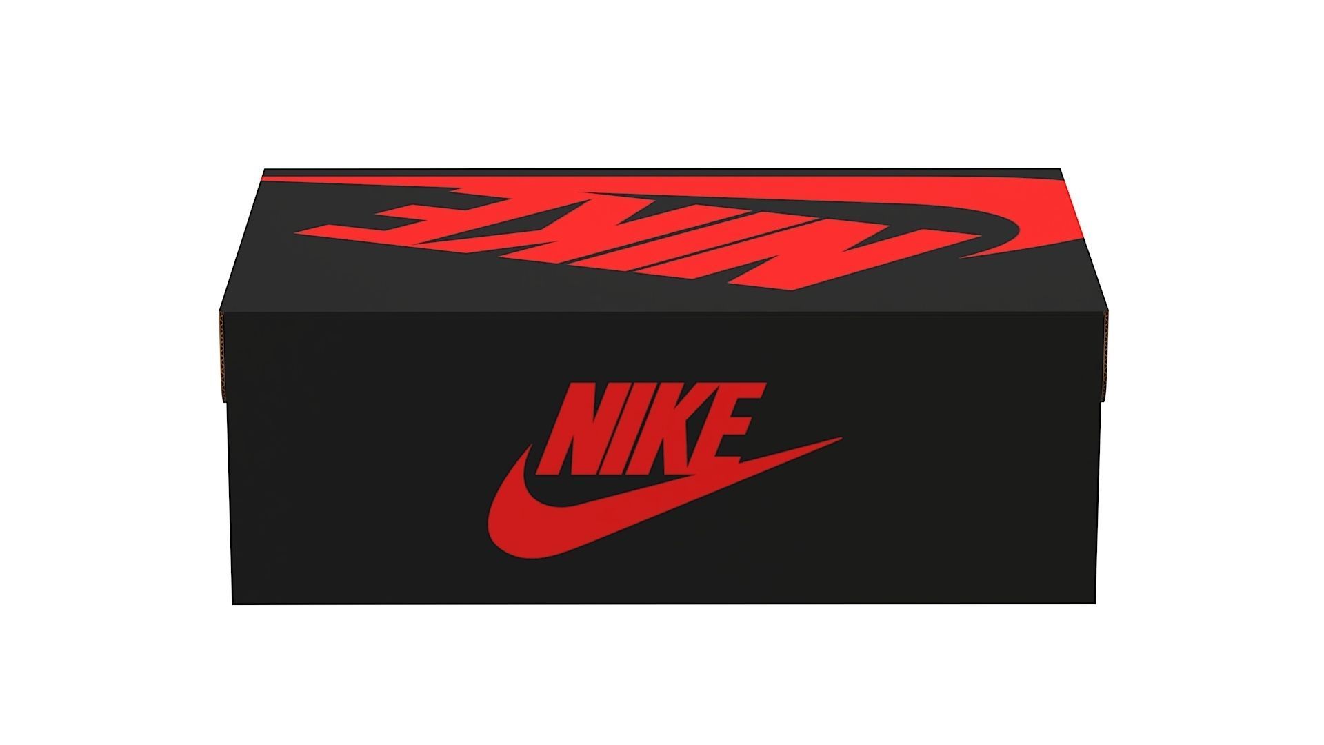 Nike Shoe Box PBR 06 Low-poly 3D model_10