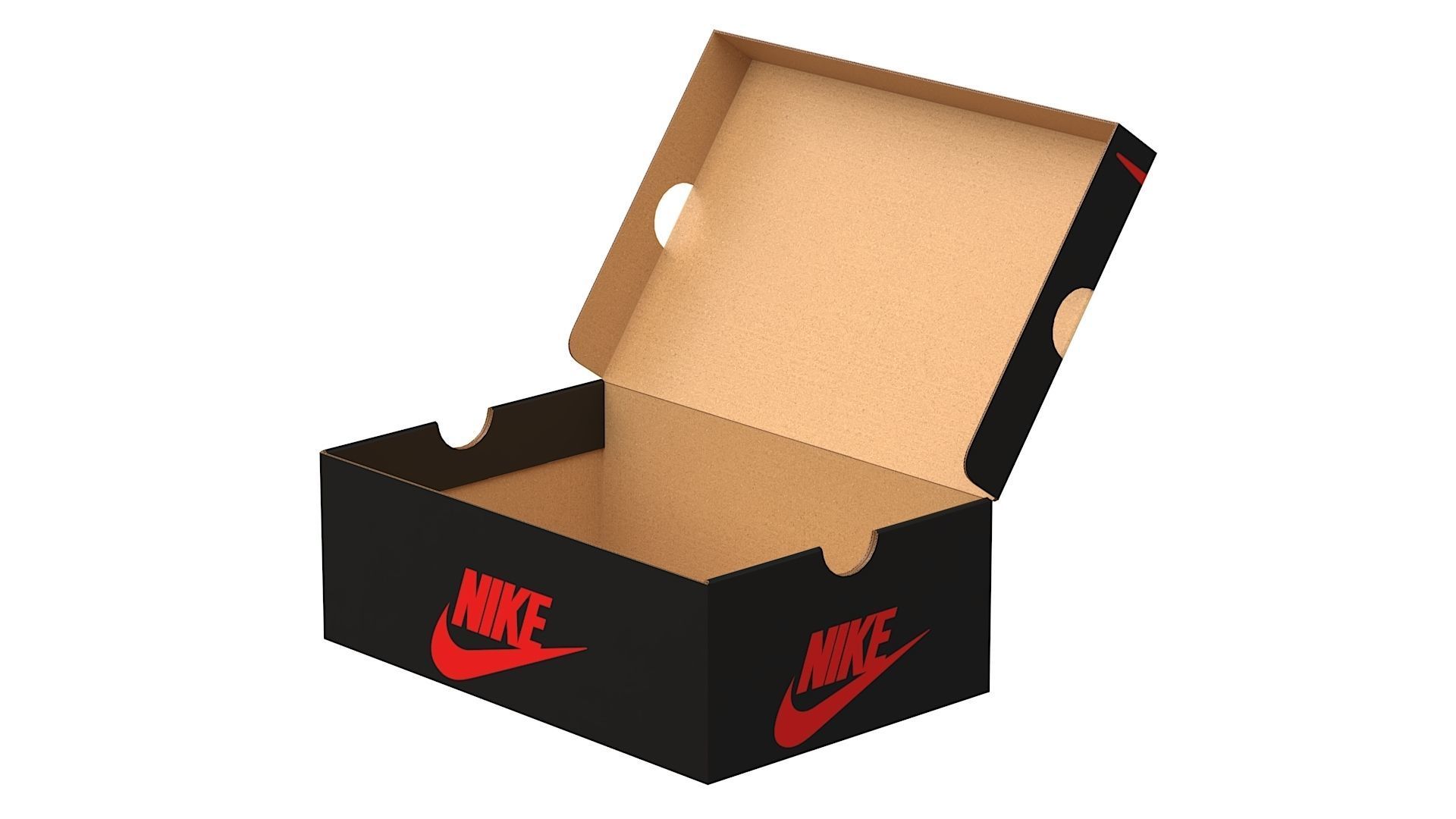 Nike Shoe Box PBR 06 Low-poly 3D model_6
