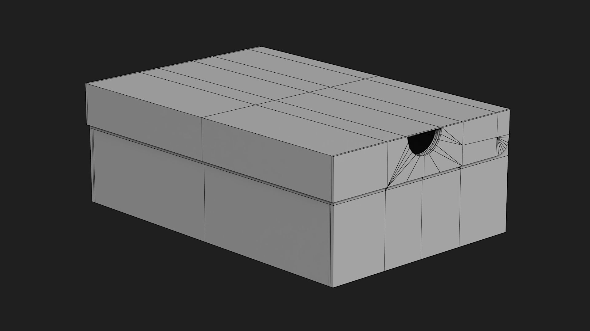 Nike Shoe Box PBR 06 Low-poly 3D model_24