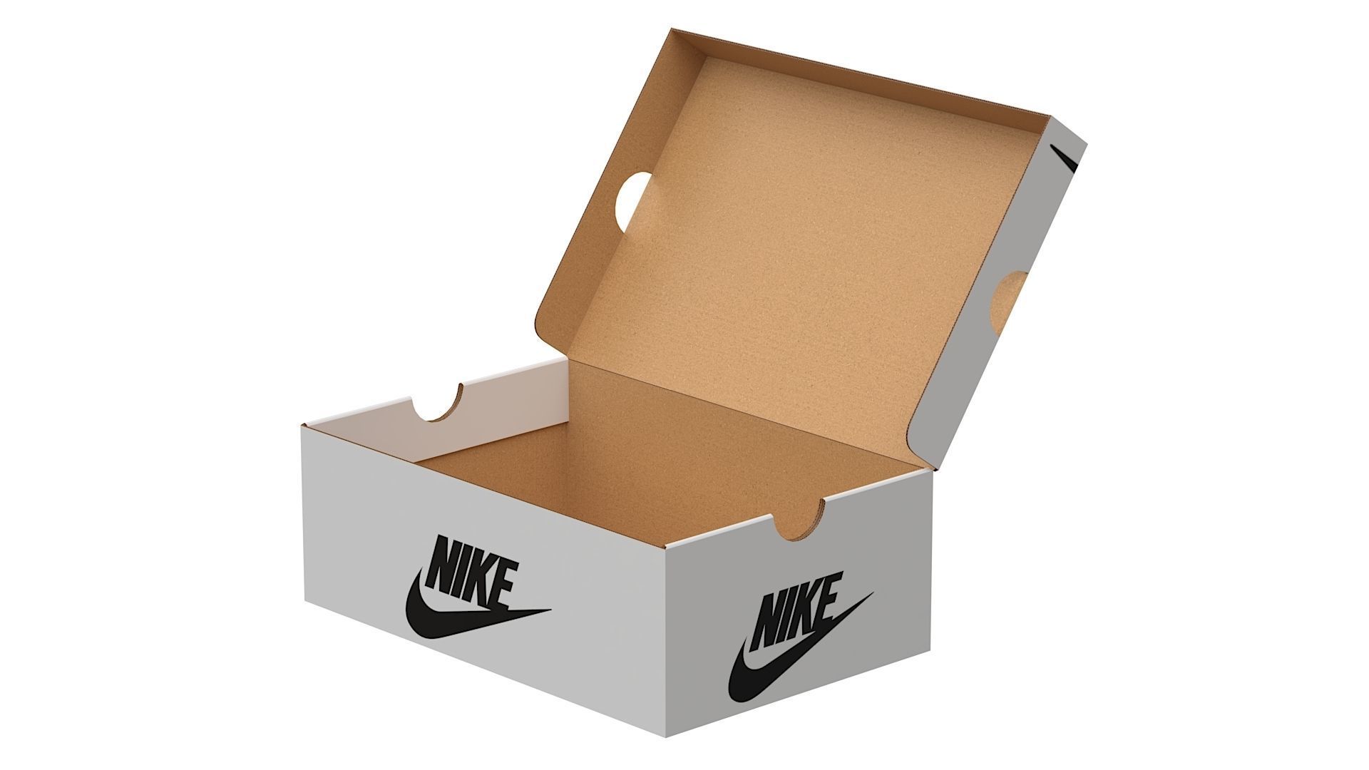Nike Shoe Box PBR 07 Low-poly 3D model_6