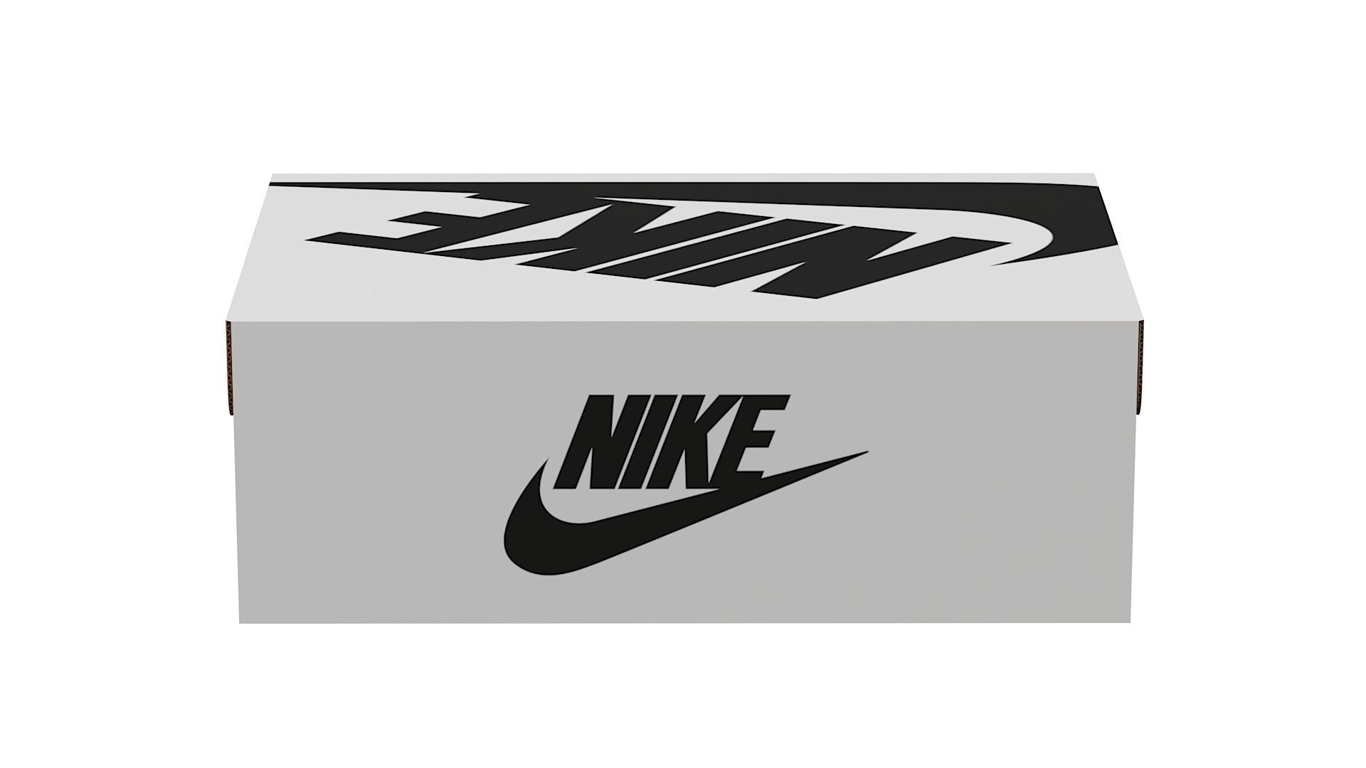Nike Shoe Box PBR 07 Low-poly 3D model_10