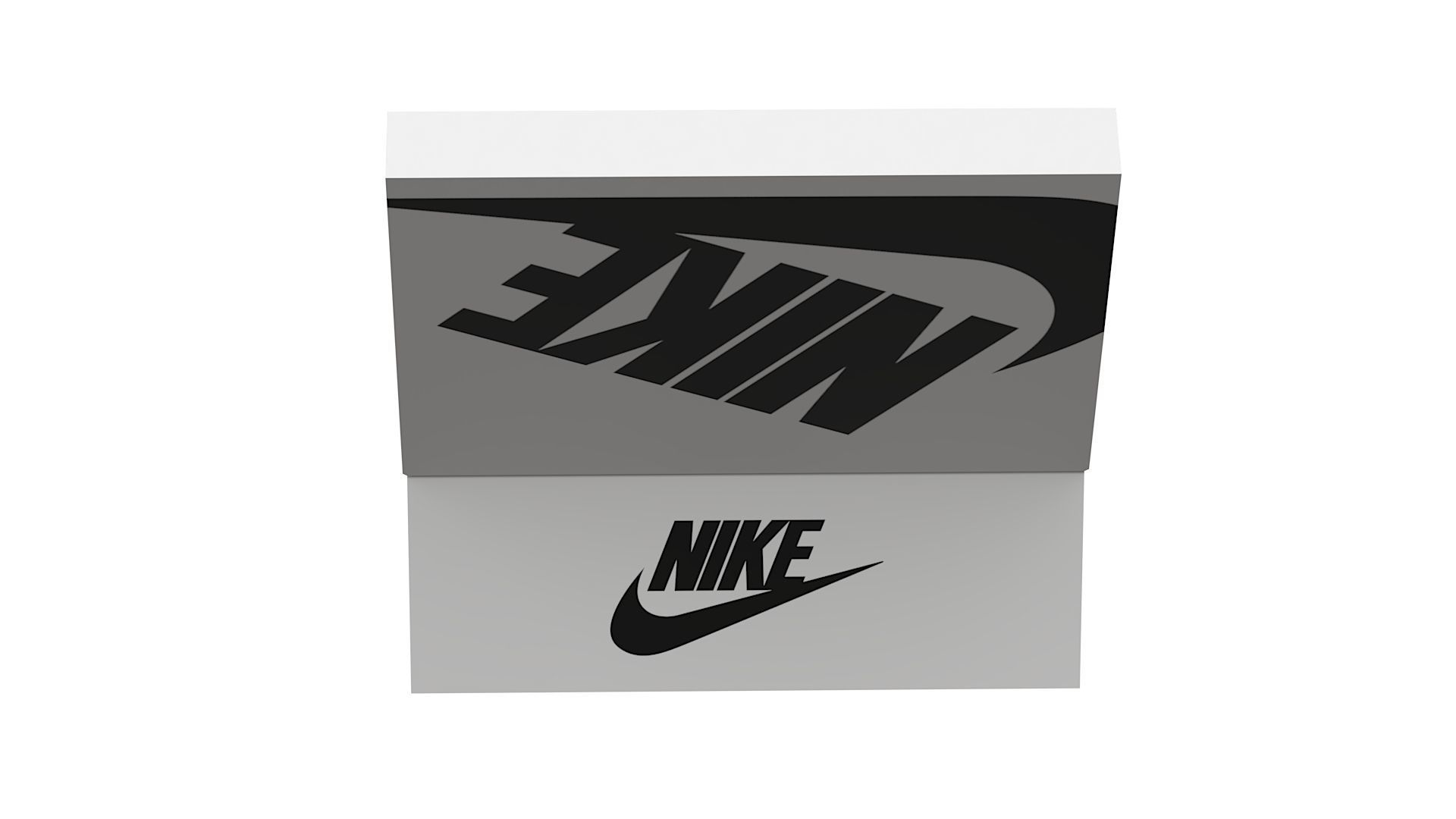 Nike Shoe Box PBR 07 Low-poly 3D model_4