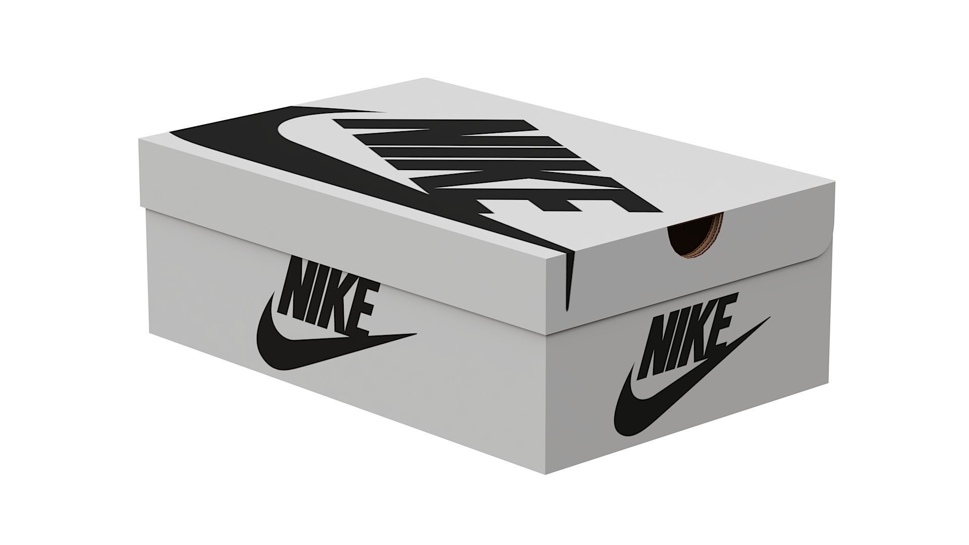 Nike Shoe Box PBR 07 Low-poly 3D model_12