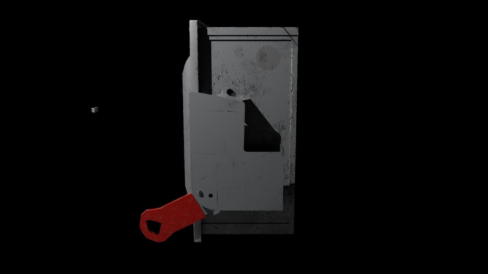 Siemens Safety Switch Box Low-poly 3D model_3