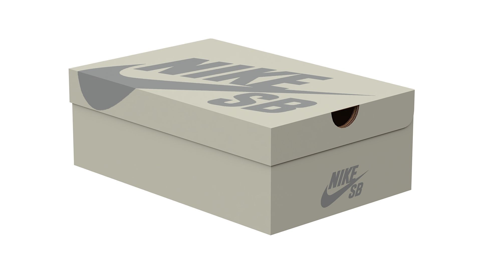 Nike Shoe Box PBR 09 Low-poly 3D model_12