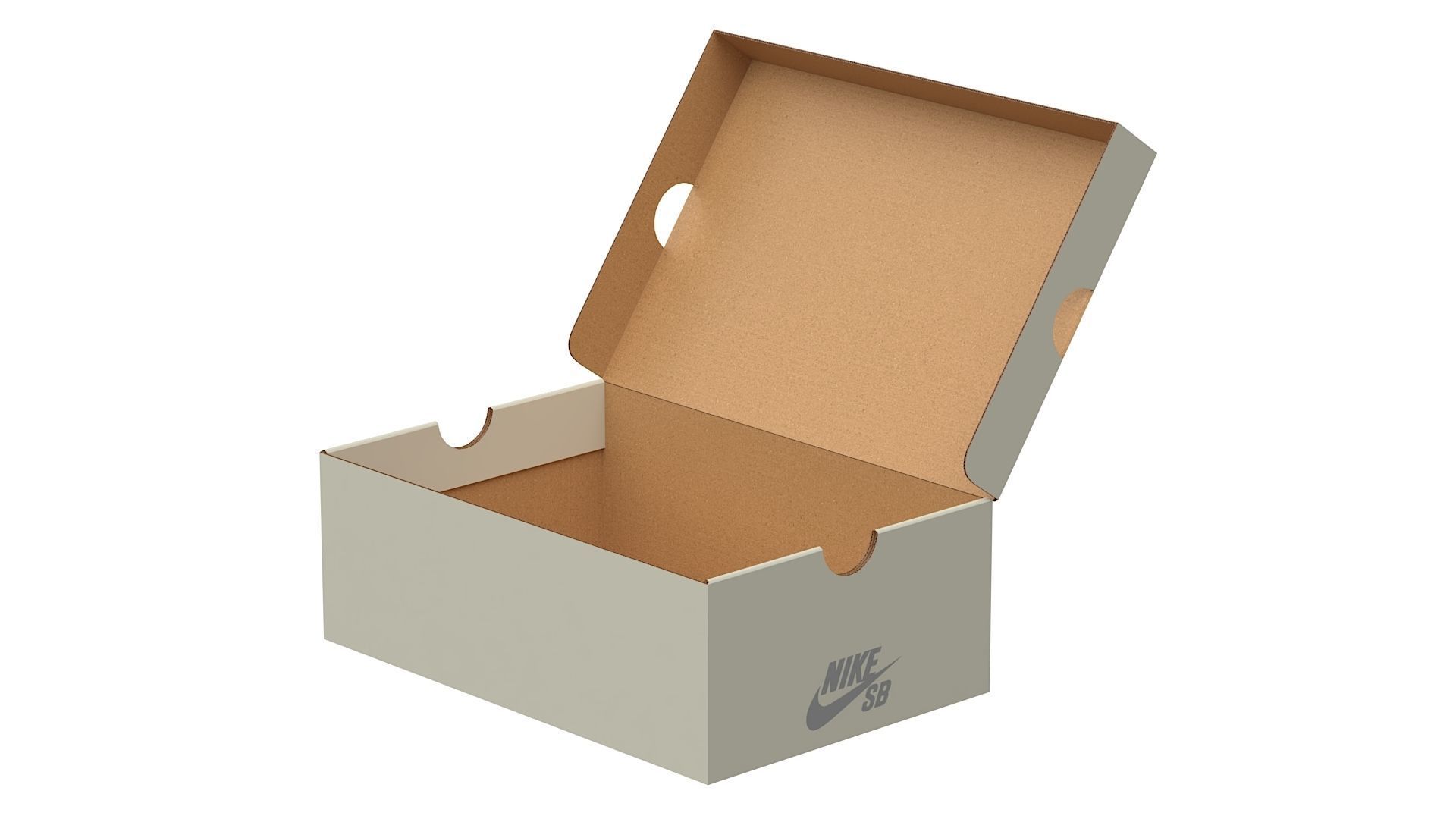 Nike Shoe Box PBR 09 Low-poly 3D model_6