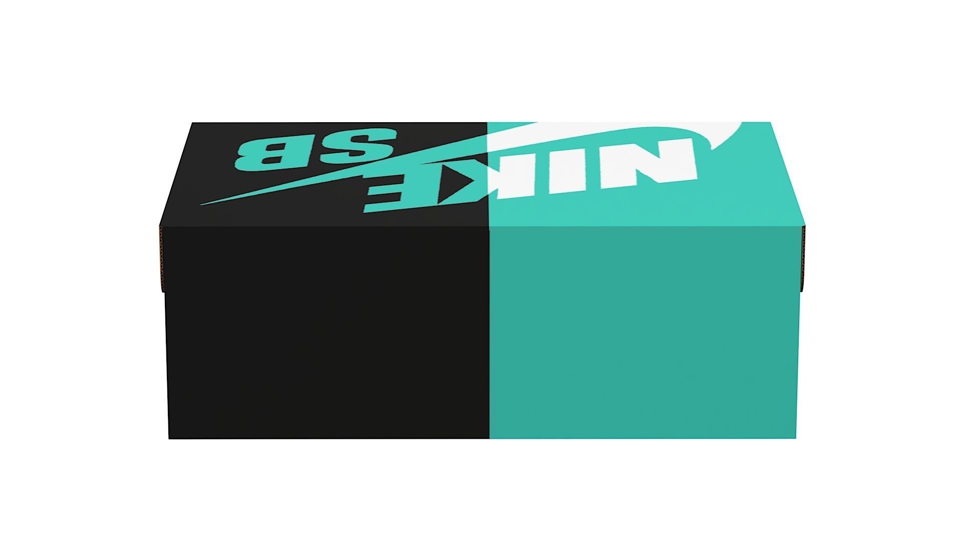 Nike Shoe Box PBR 10 Low-poly 3D model_10