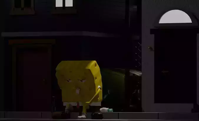 SpongeBob 3D model