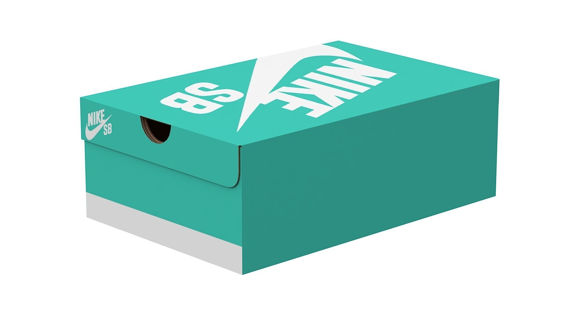 Nike Shoe Box PBR 11 Low-poly 3D model_11