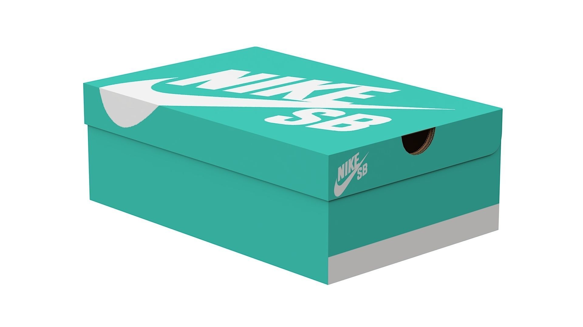 Nike Shoe Box PBR 11 Low-poly 3D model_12