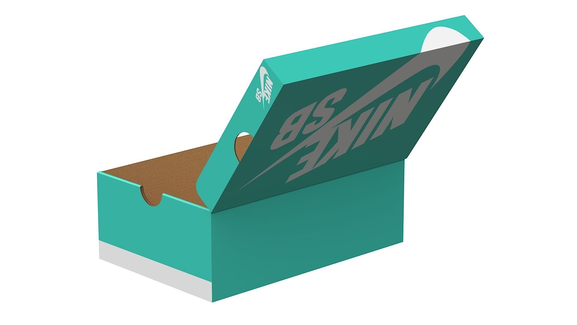 Nike Shoe Box PBR 11 Low-poly 3D model_5