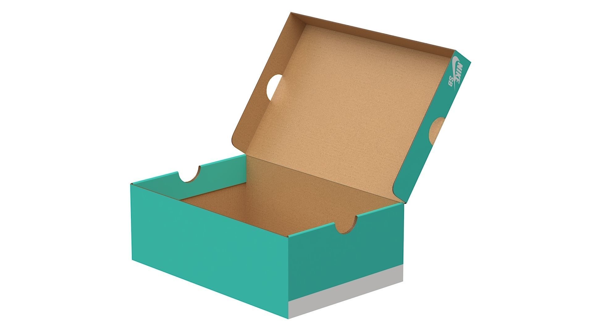 Nike Shoe Box PBR 11 Low-poly 3D model_6