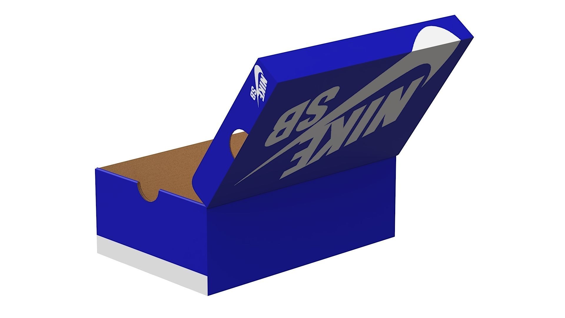 Nike Shoe Box PBR 12 Low-poly 3D model_5