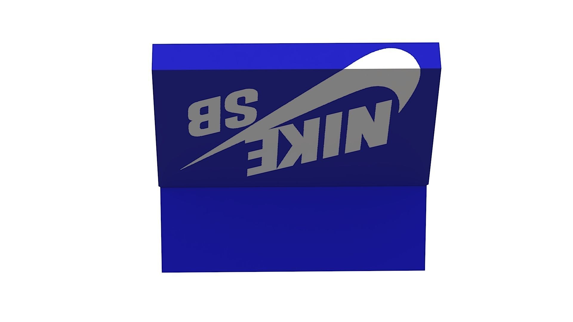 Nike Shoe Box PBR 12 Low-poly 3D model_4