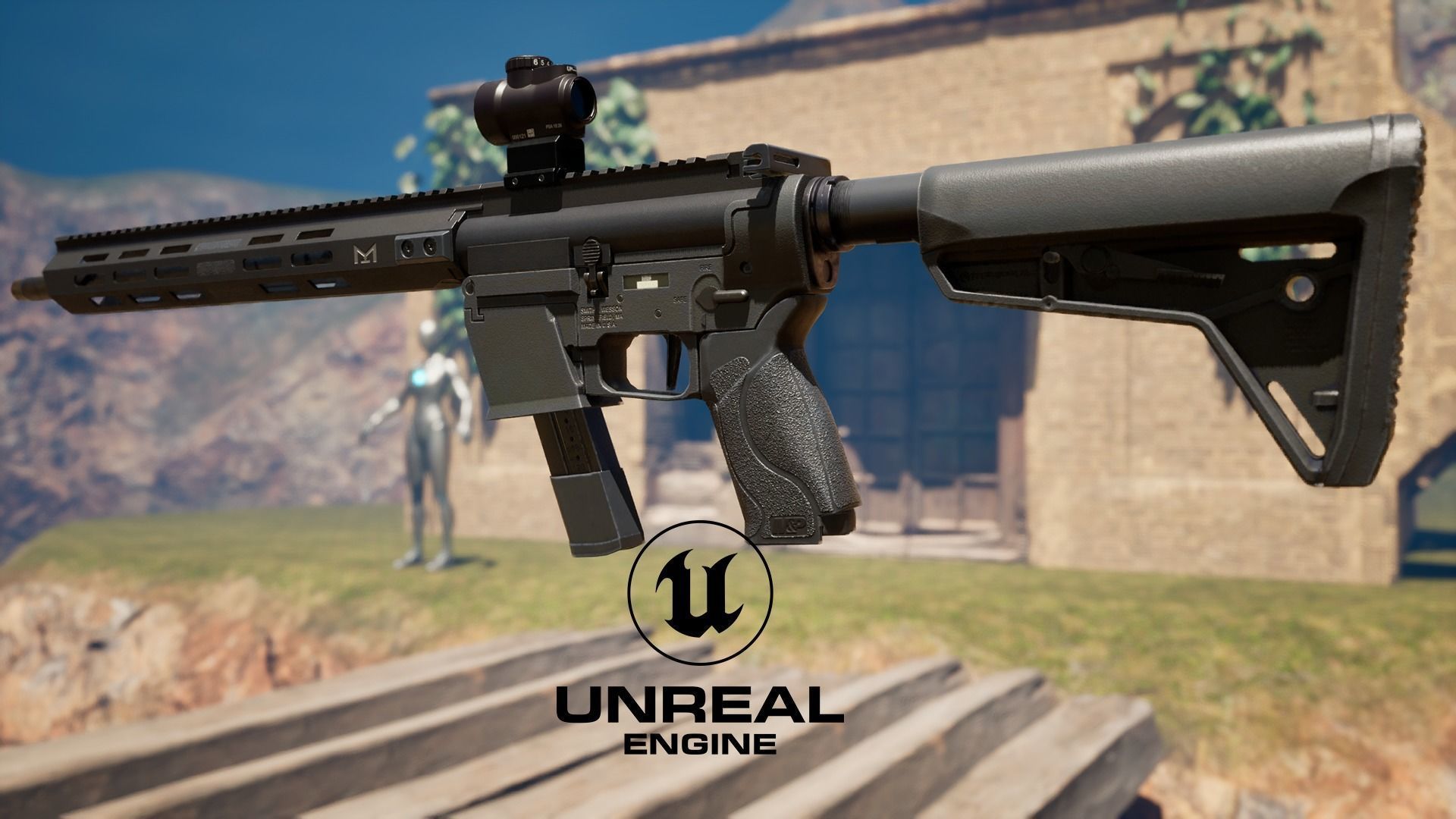 Smith  Wesson Response Carbine Low-poly Low-poly 3D model_10