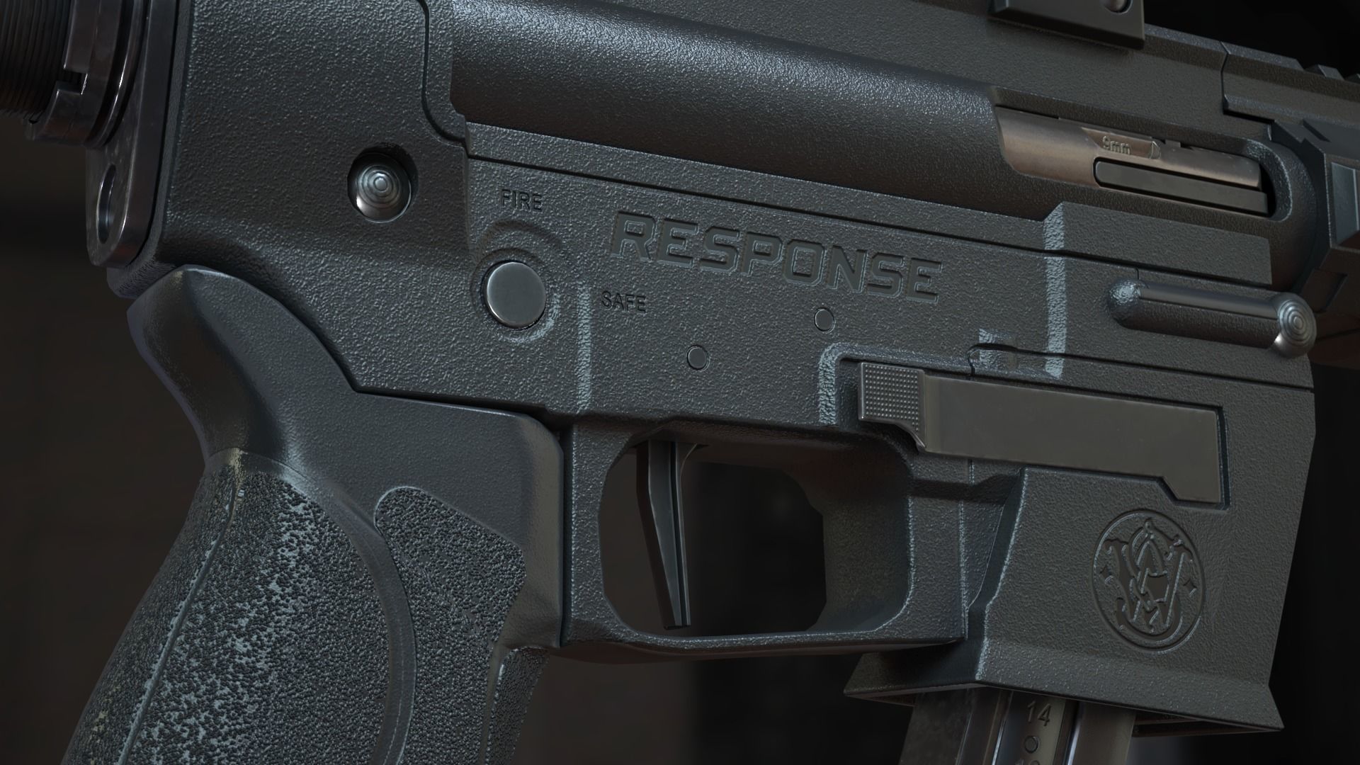 Smith  Wesson Response Carbine Low-poly Low-poly 3D model_5