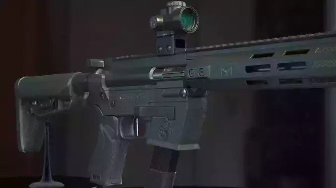 Smith  Wesson Response Carbine Low-poly Low-poly 3D model
