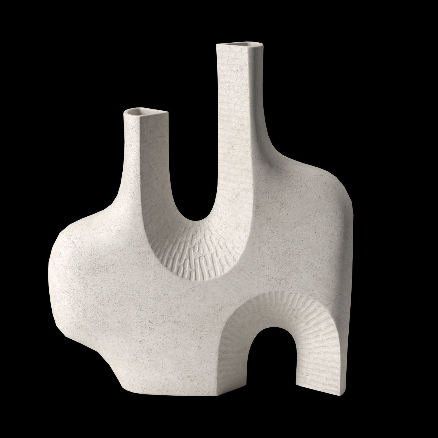 Ceramic Vase La Linea 3D model_4