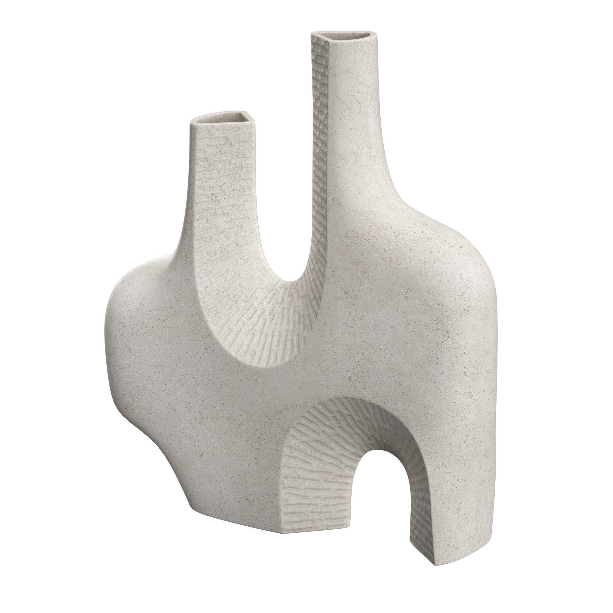 Ceramic Vase La Linea 3D model_3