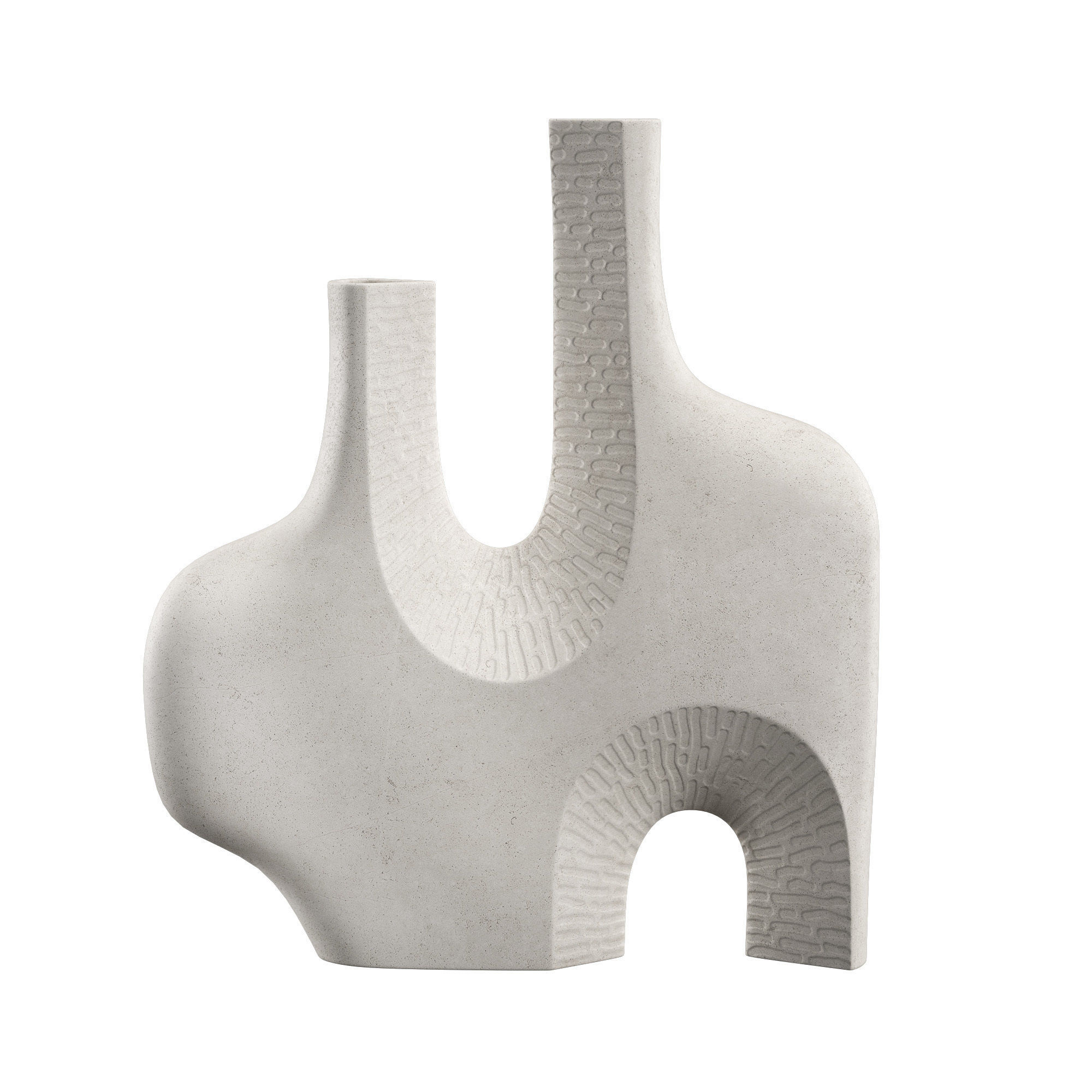 Ceramic Vase La Linea 3D model_1