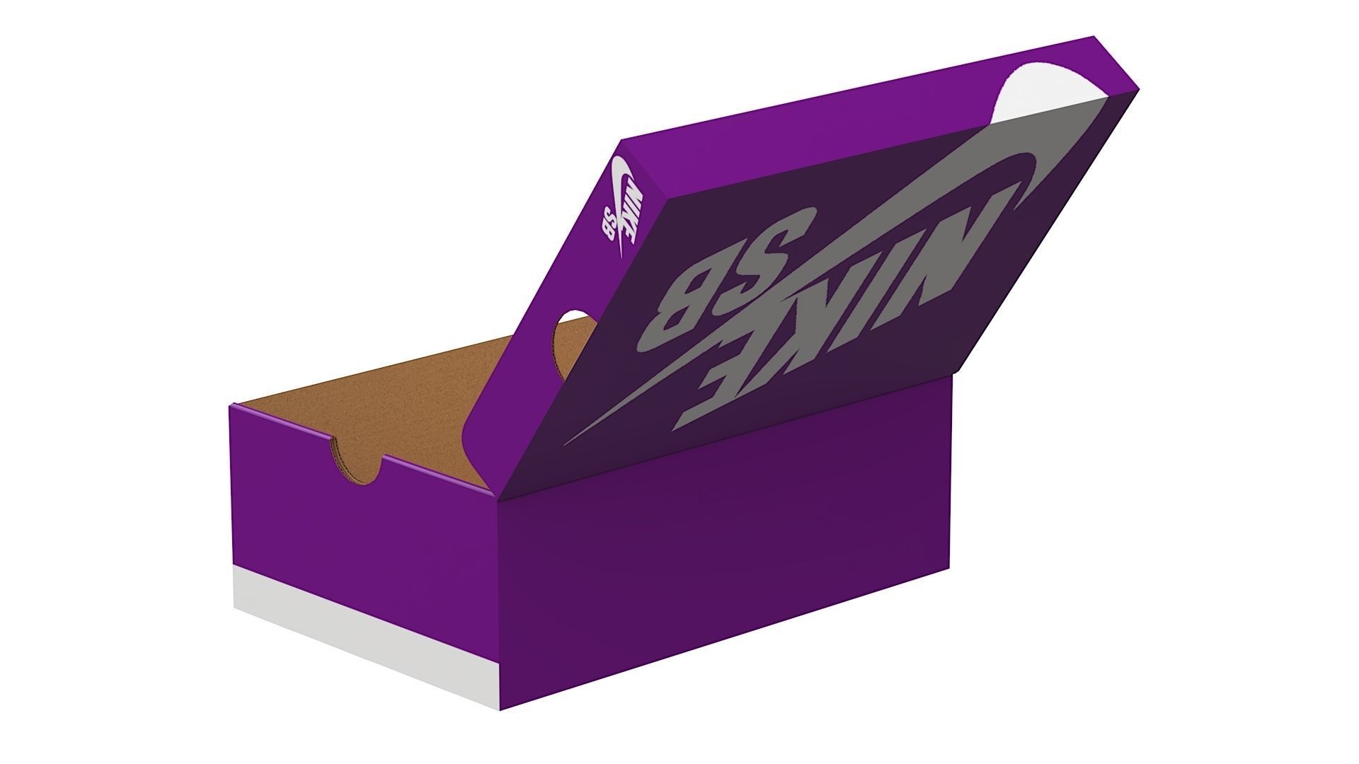 Nike Shoe Box PBR 13 Low-poly 3D model_5