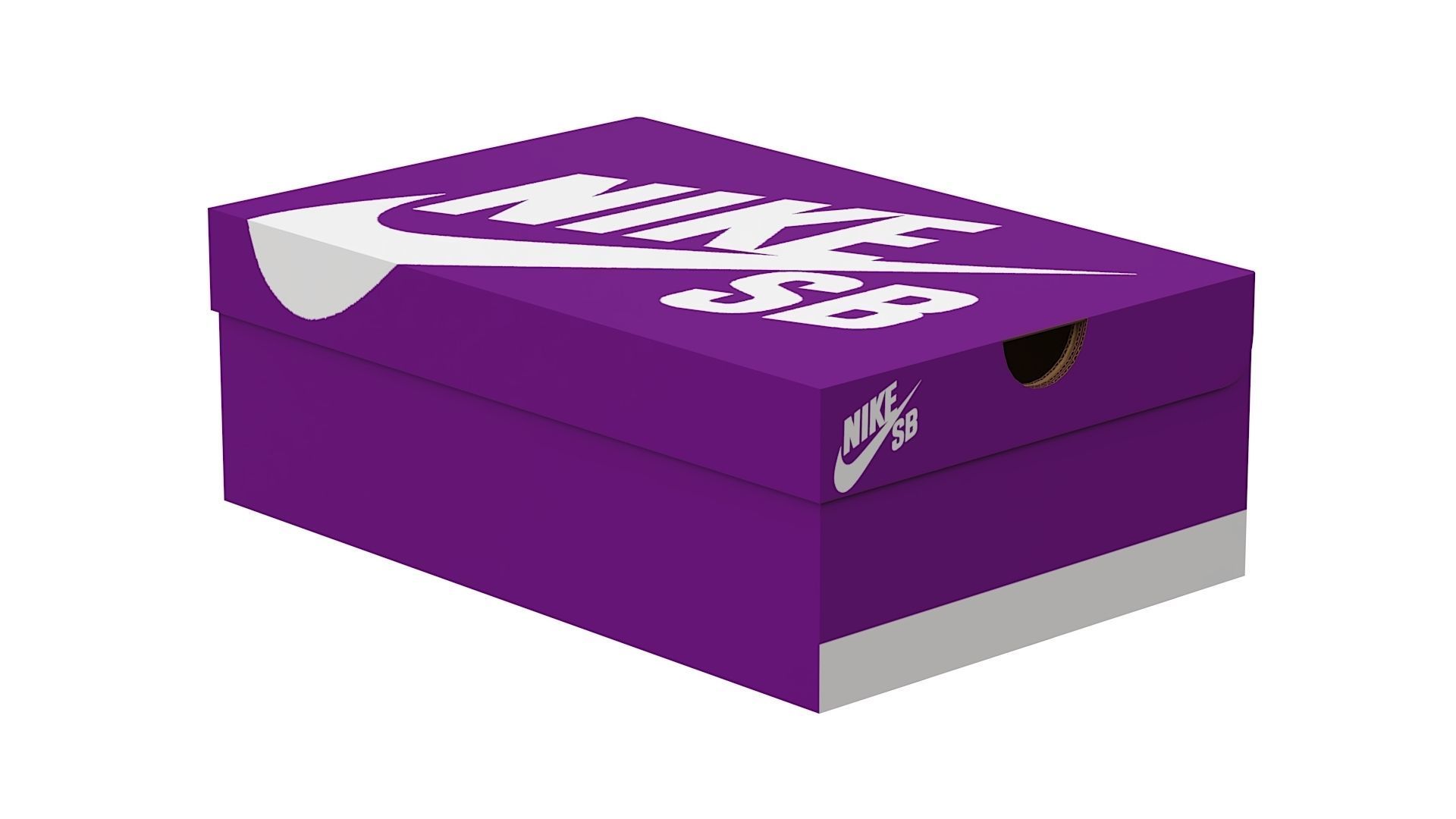 Nike Shoe Box PBR 13 Low-poly 3D model_12
