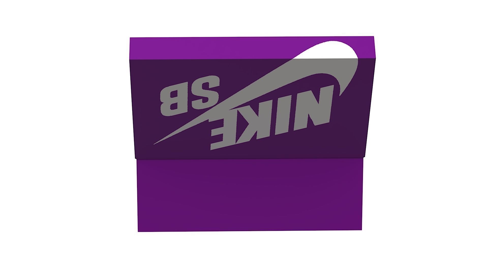 Nike Shoe Box PBR 13 Low-poly 3D model_4