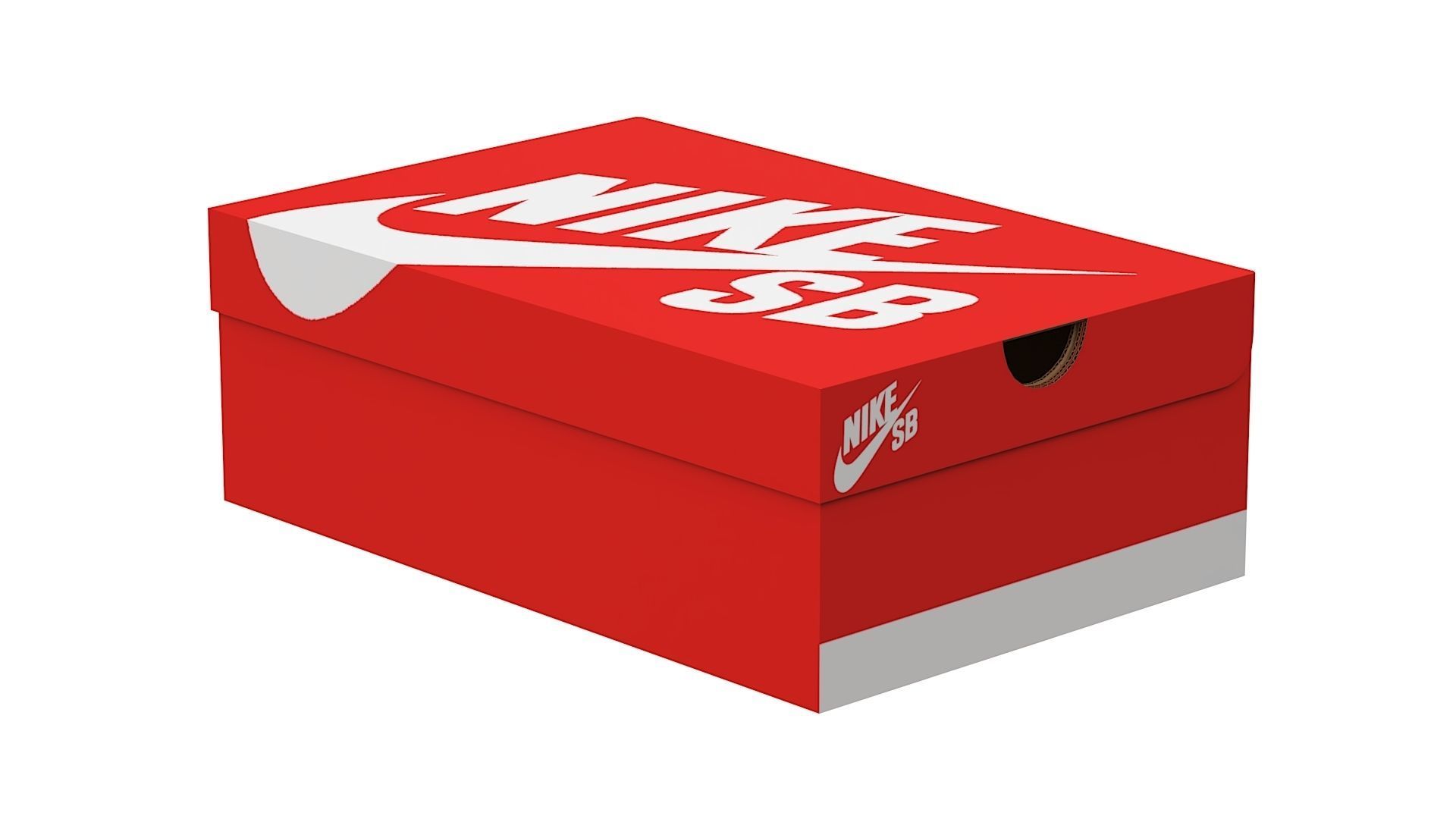 Nike Shoe Box PBR 14 Low-poly 3D model_12