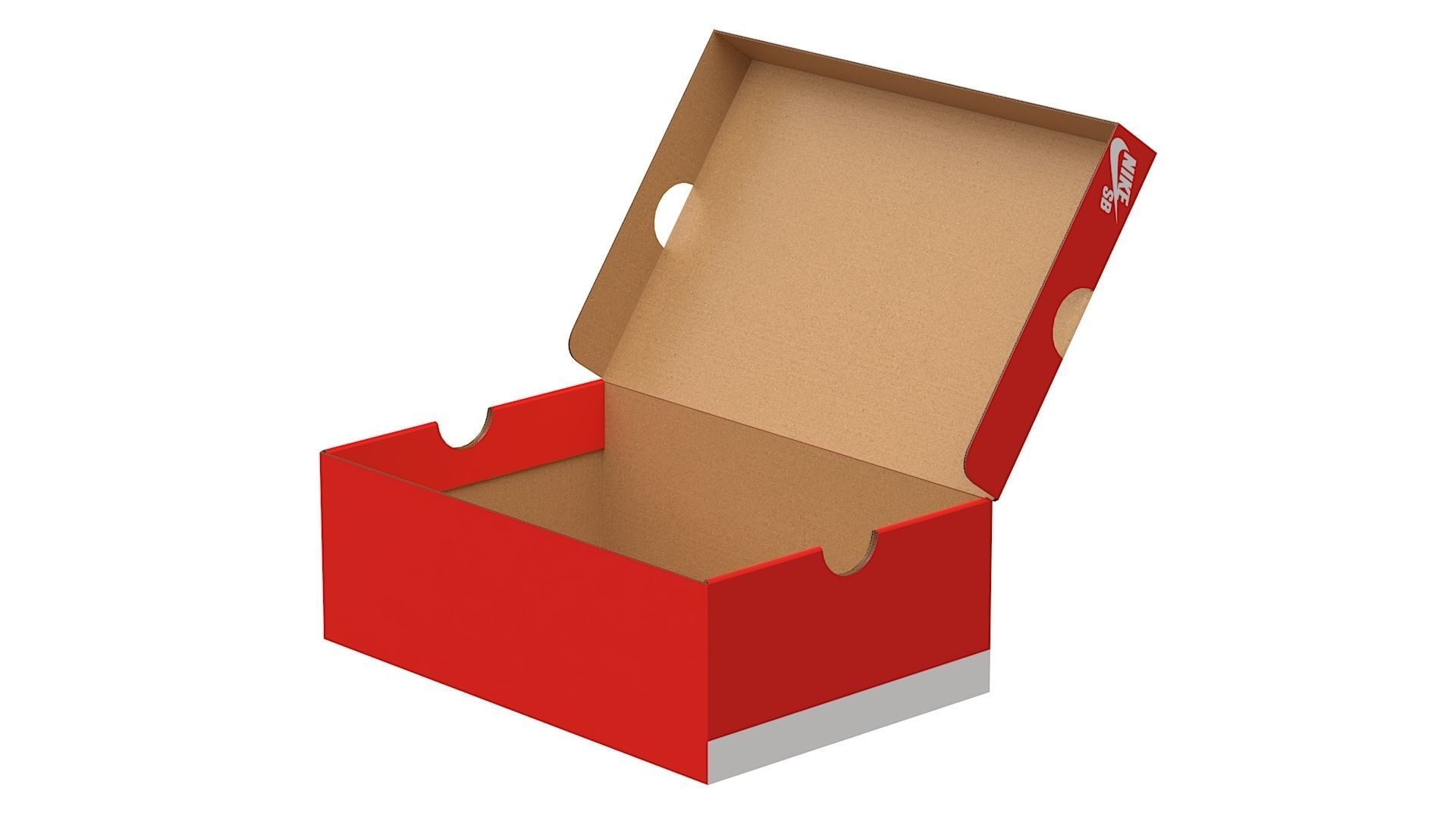 Nike Shoe Box PBR 14 Low-poly 3D model_6