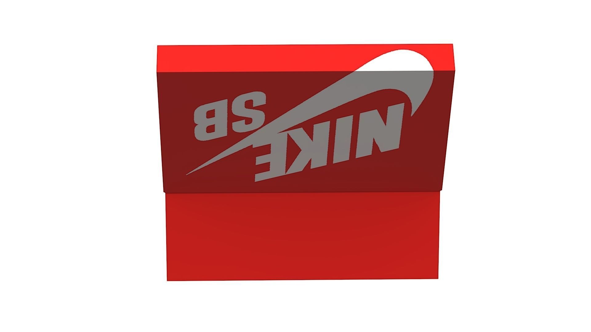 Nike Shoe Box PBR 14 Low-poly 3D model_4