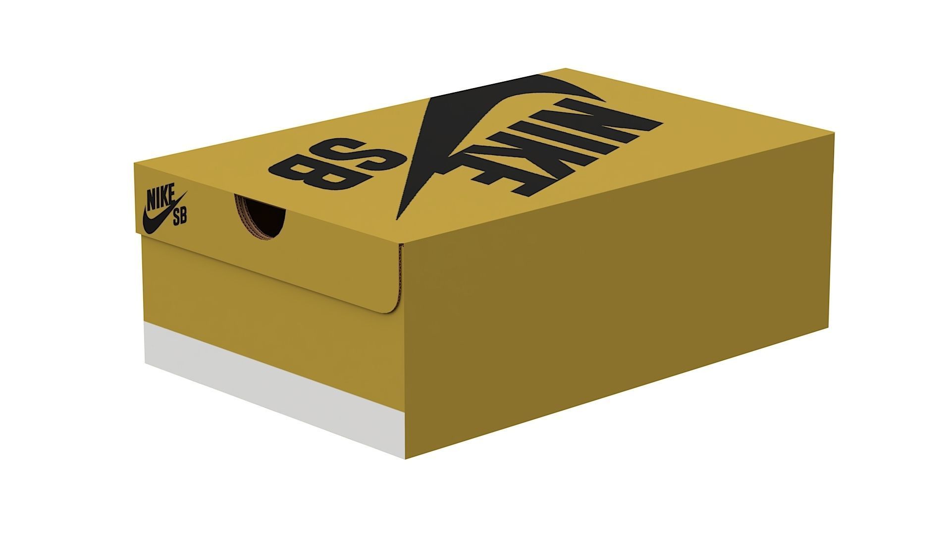 Nike Shoe Box PBR 15 Low-poly 3D model_11