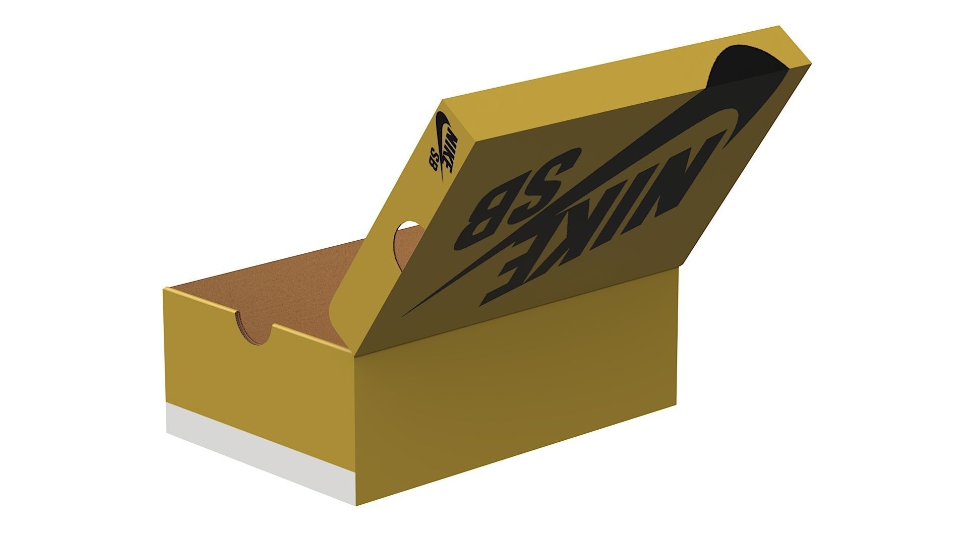 Nike Shoe Box PBR 15 Low-poly 3D model_5