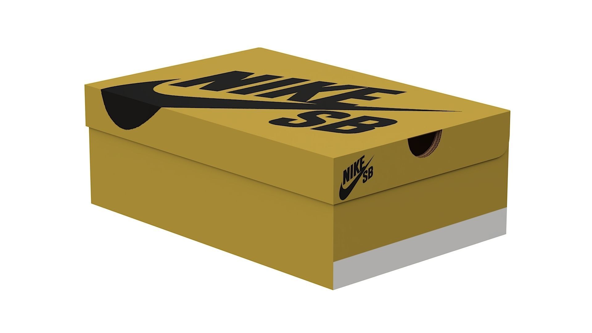 Nike Shoe Box PBR 15 Low-poly 3D model_12