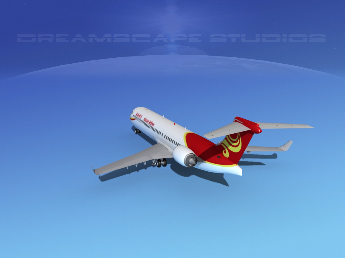 Comac ARJ21-900 Hainan Airlines  3D model_7