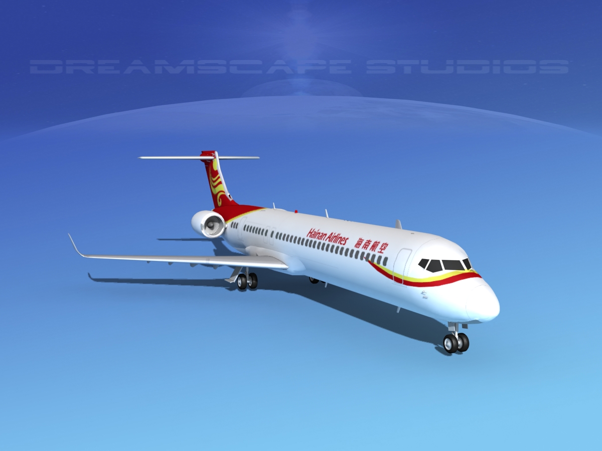 Comac ARJ21-900 Hainan Airlines  3D model_3