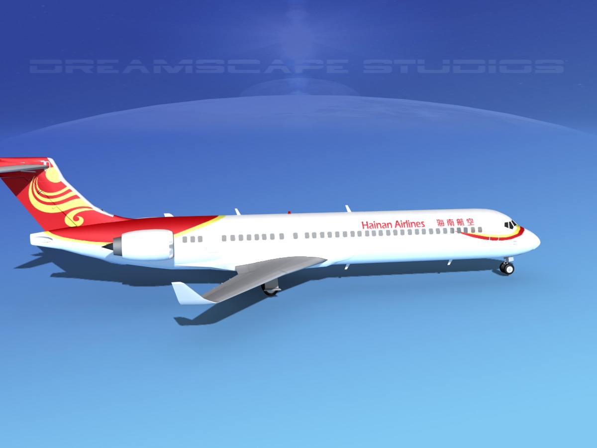 Comac ARJ21-900 Hainan Airlines  3D model_5
