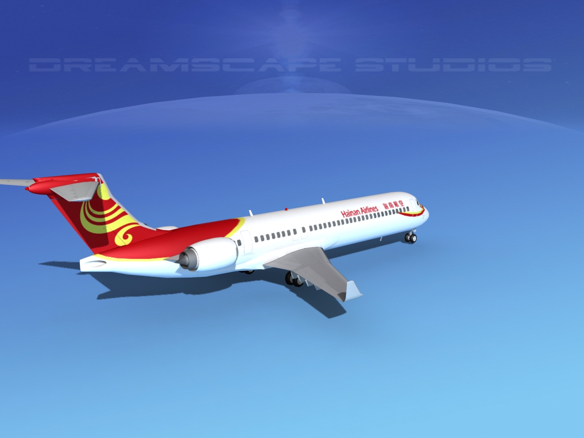Comac ARJ21-900 Hainan Airlines  3D model_4
