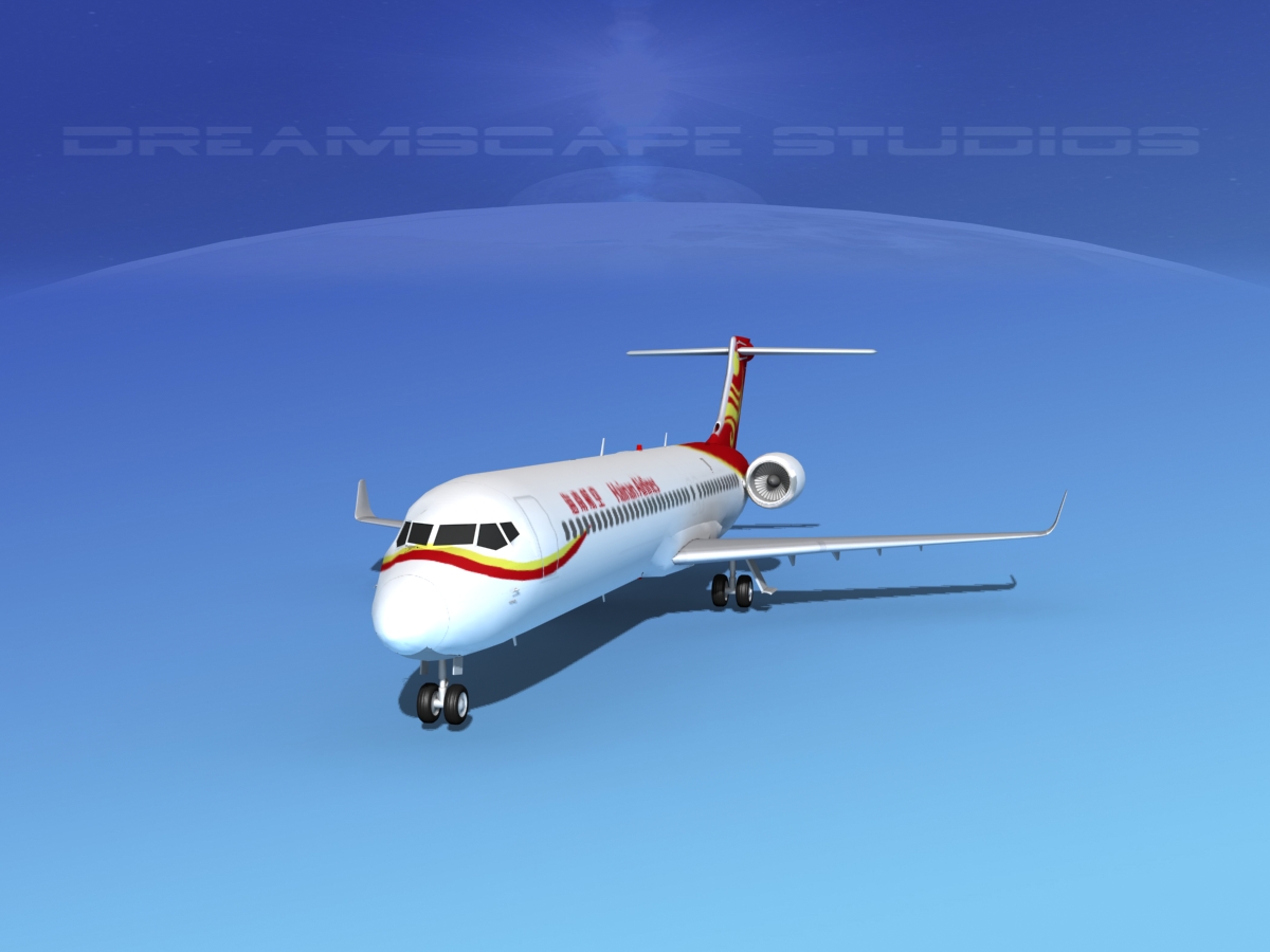 Comac ARJ21-900 Hainan Airlines  3D model_2