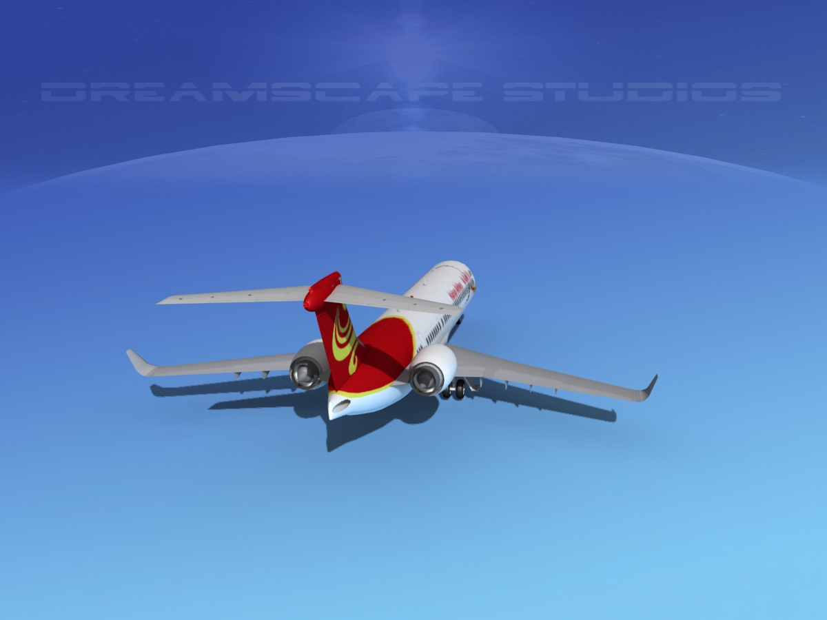 Comac ARJ21-900 Hainan Airlines  3D model_6