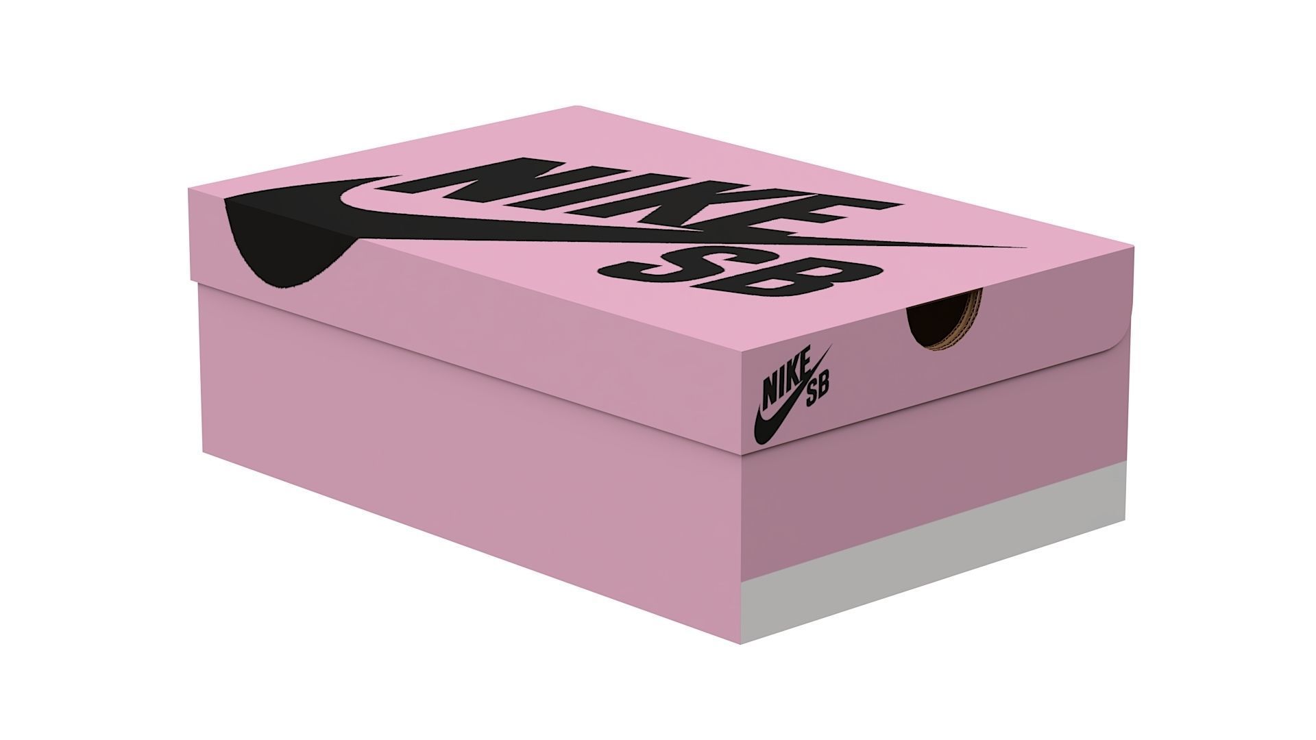 Nike Shoe Box PBR 16 Low-poly 3D model_12