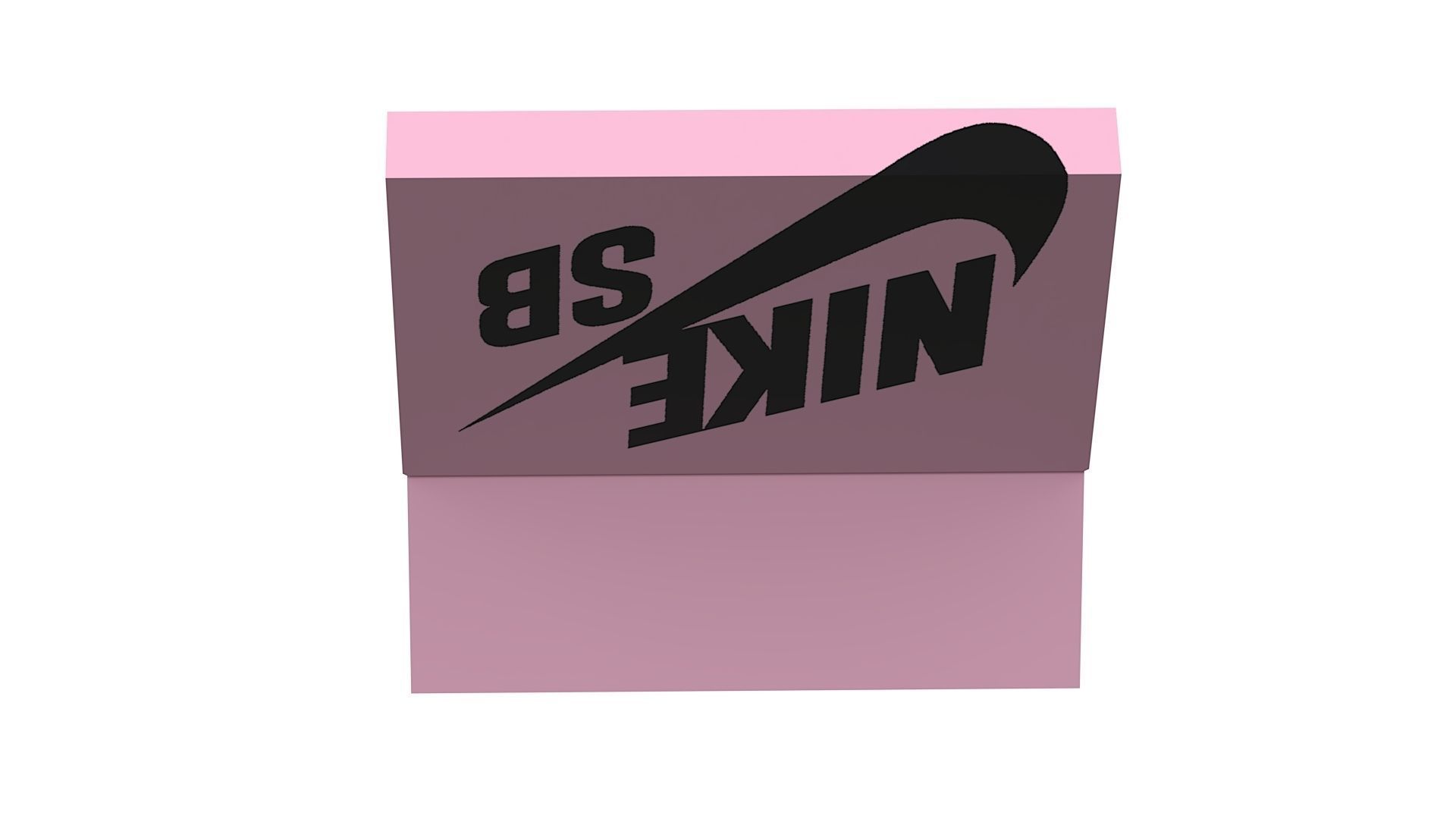 Nike Shoe Box PBR 16 Low-poly 3D model_4