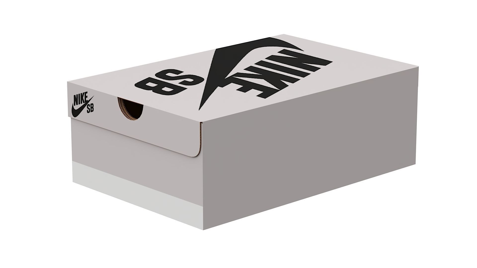 Nike Shoe Box PBR 17 Low-poly 3D model_11