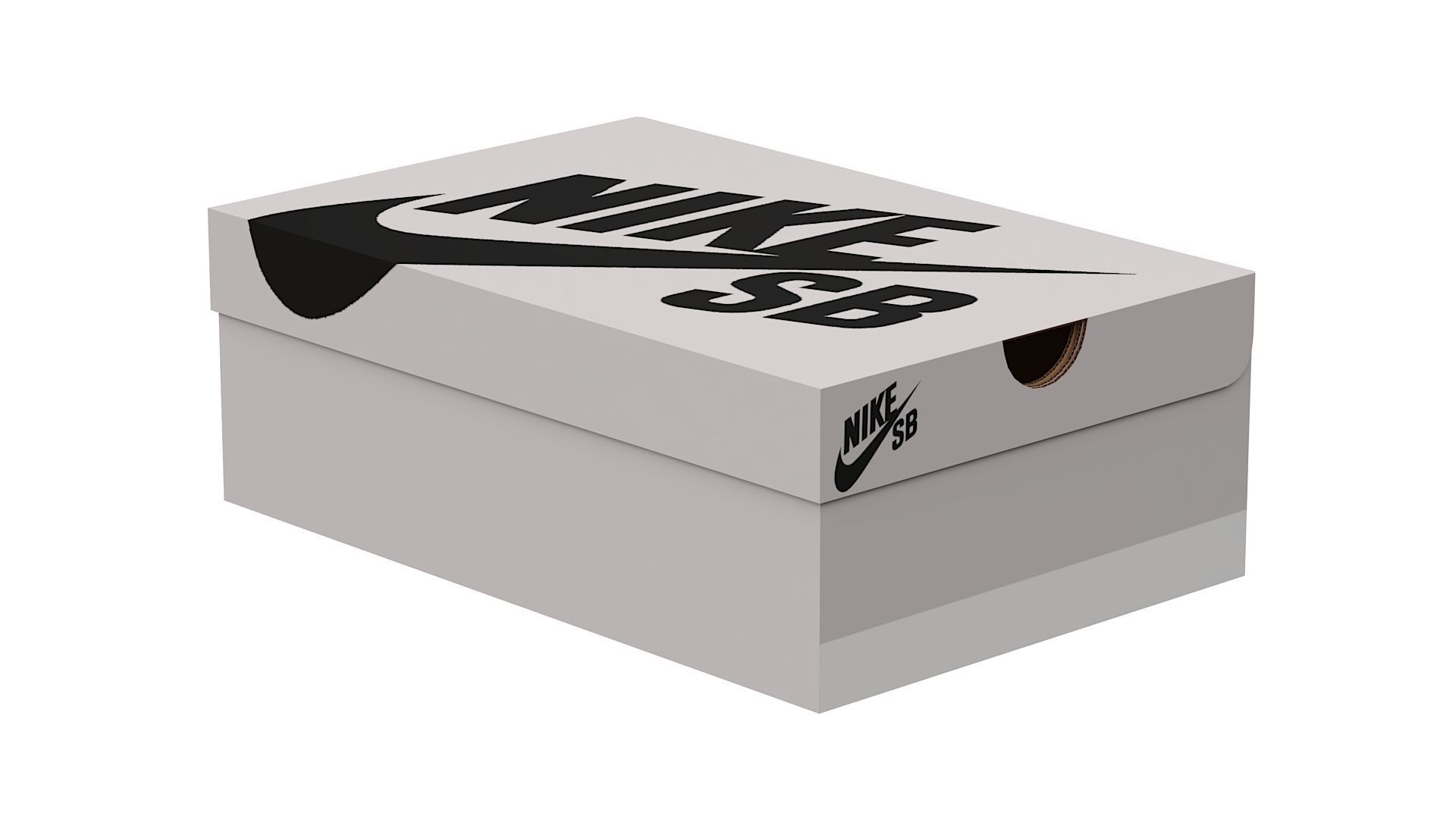 Nike Shoe Box PBR 17 Low-poly 3D model_12