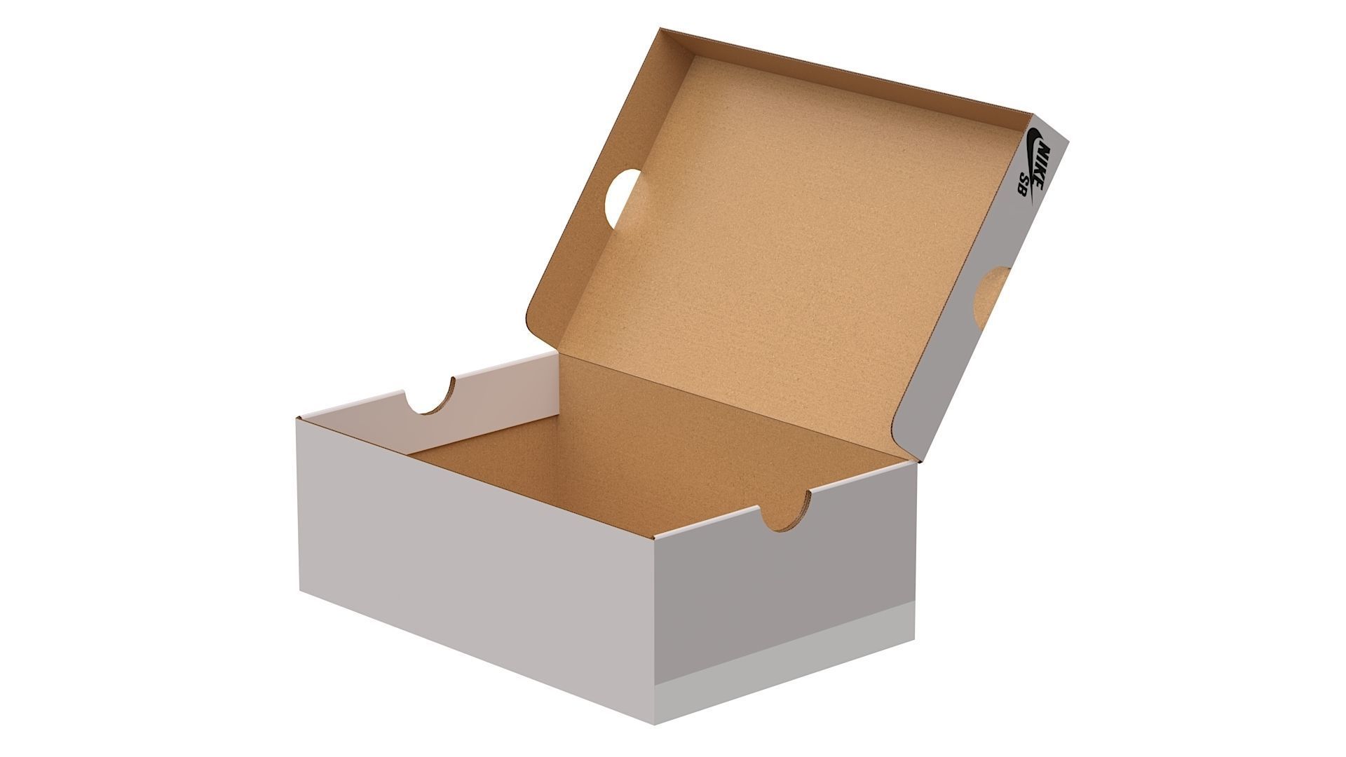 Nike Shoe Box PBR 17 Low-poly 3D model_6