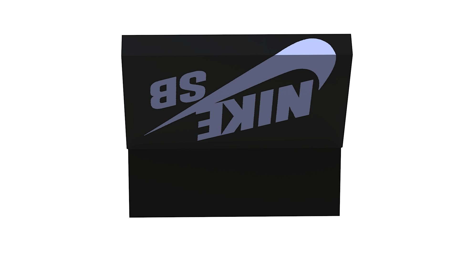 Nike Shoe Box PBR 18 Low-poly 3D model_4